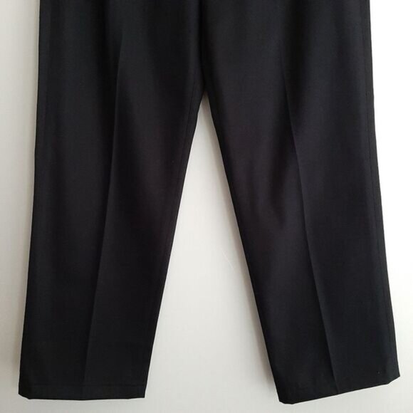 EDDIE BAUER | Relaxed Fit Wrinkle Free Crease Chino Pants Black Men's Sz 31 - Picture 3 of 11